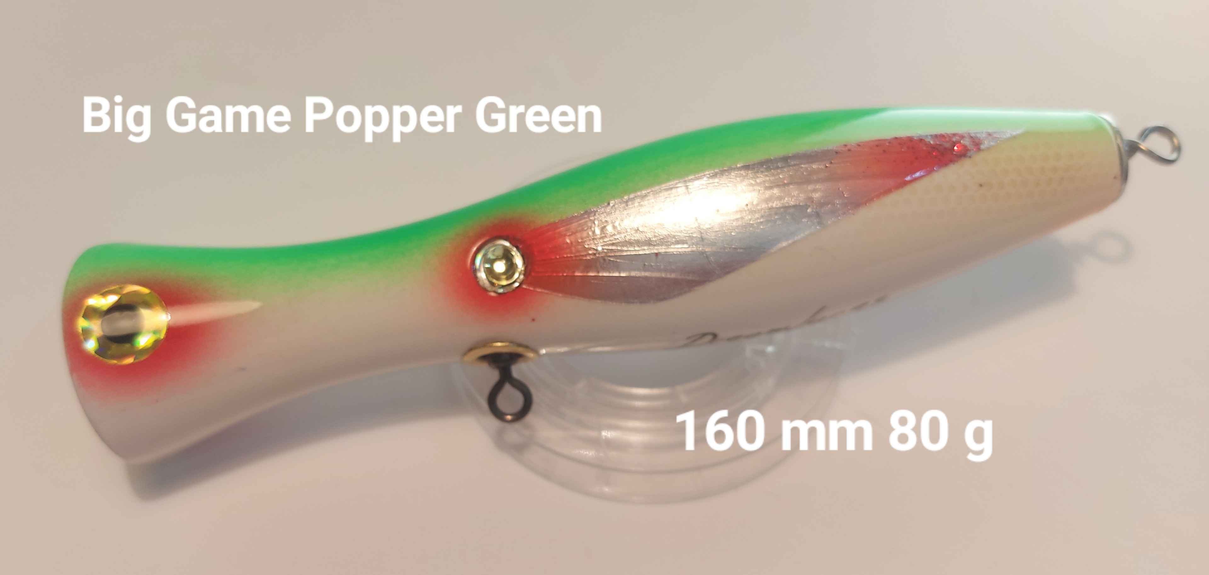 BIG GAME POPPER za morski ribolov - zeleni
